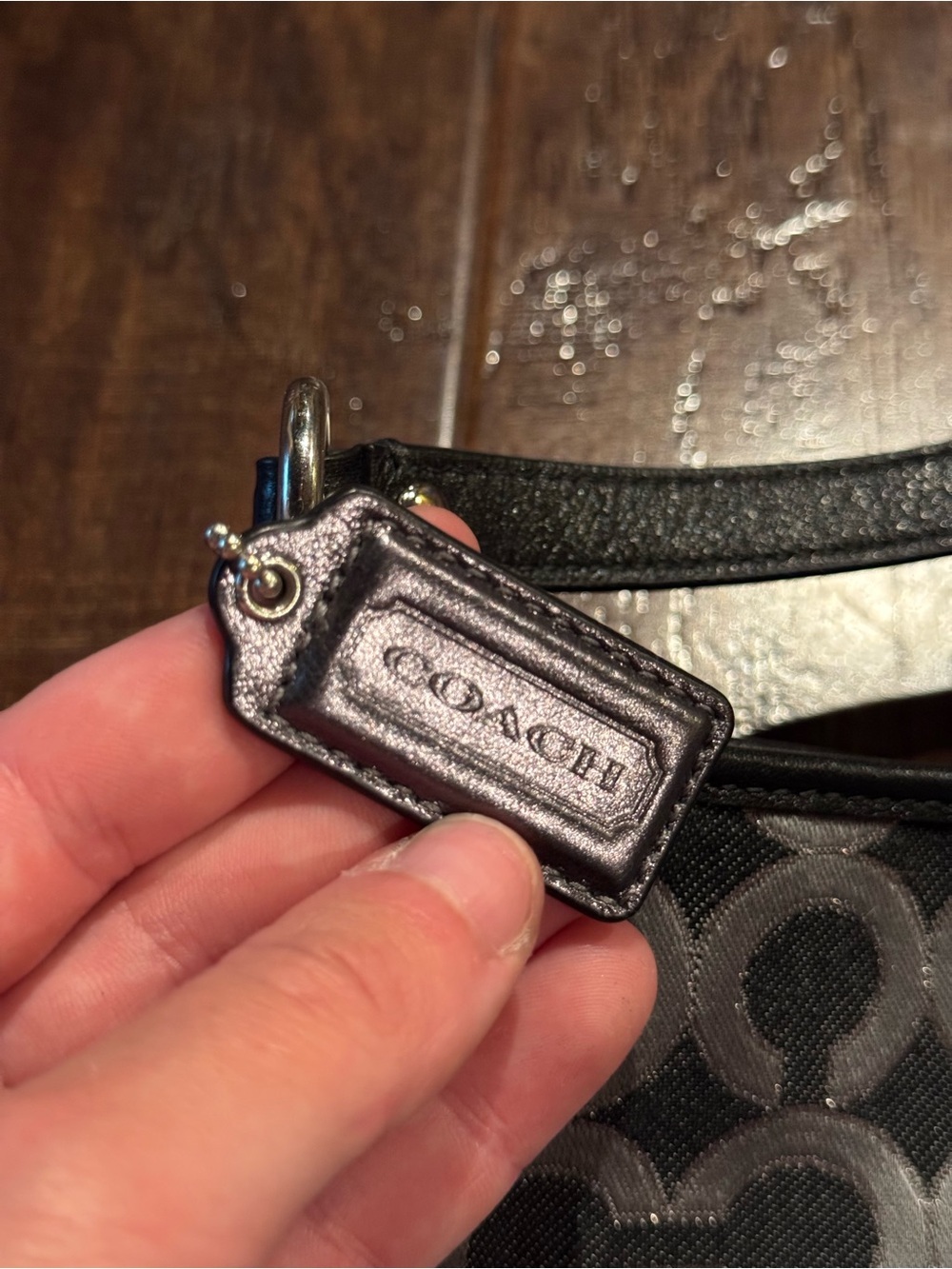 Coach Madison Op Art Swingpack Crossbody Bag Signature "C" - Picture 5 of 5
